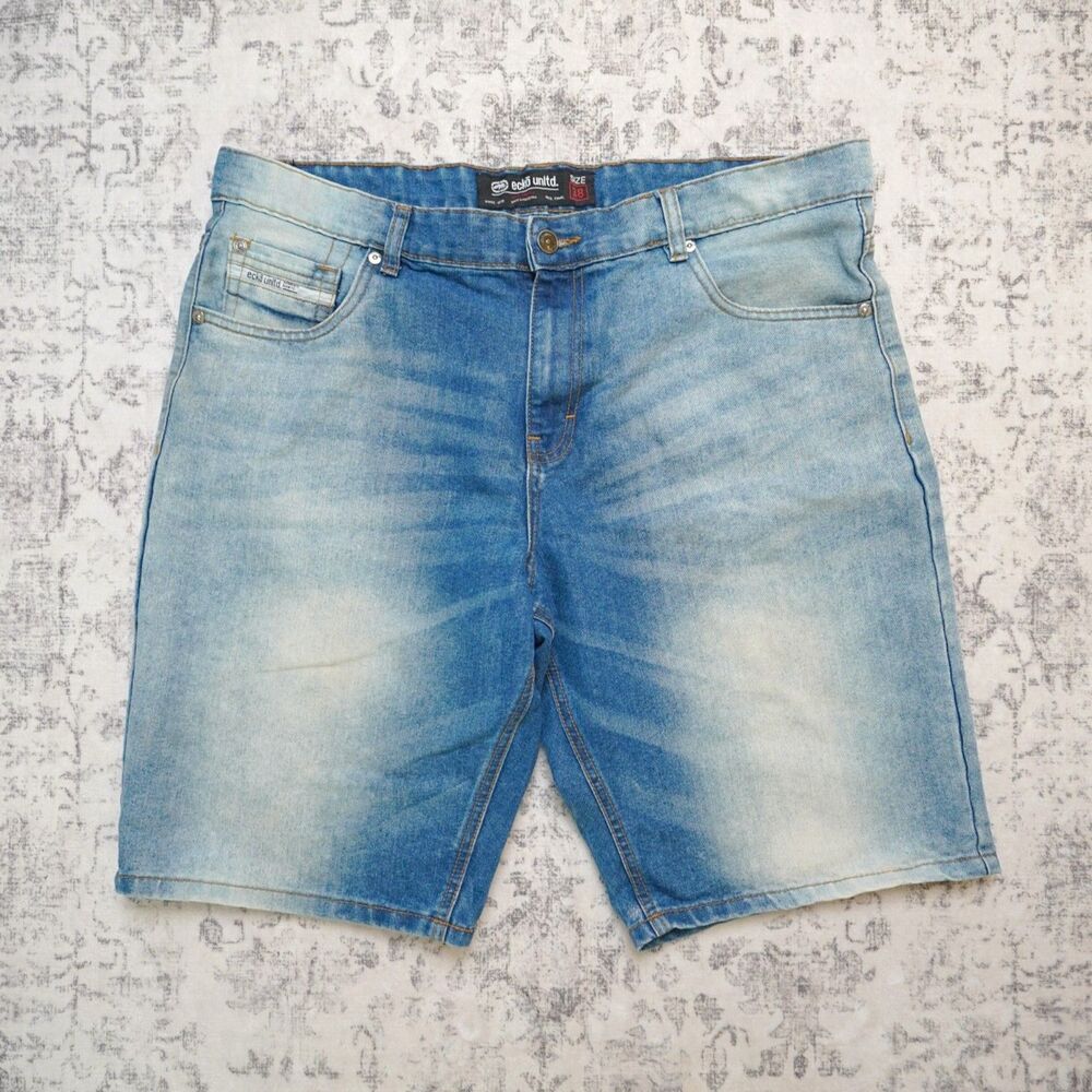 Vintage Y2K Ecko Unltd Baggy Loose Denim Shorts - Men's 38